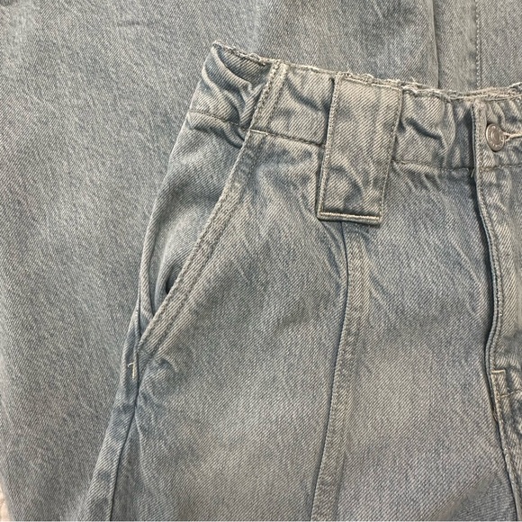 We The Free Sheer Luck Cropped Wide Leg Jeans High Rise Sz.25 Grunge Hippie - Picture 11 of 14